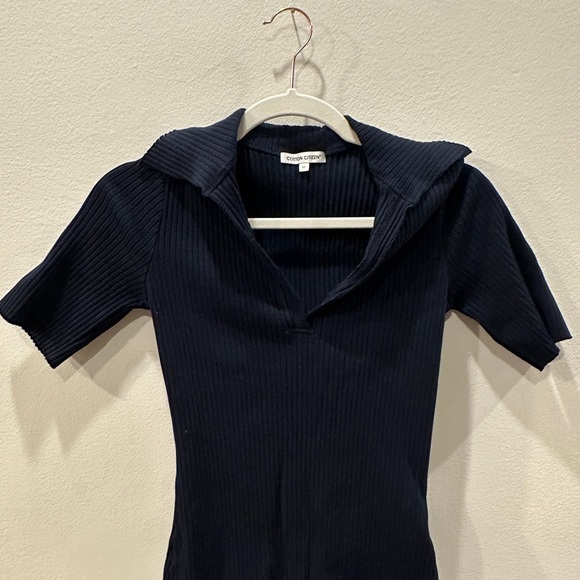 Cotton Citizen - Ibiza Short Sleeve Ribbed Polo Shirt - Picture 2 of 5